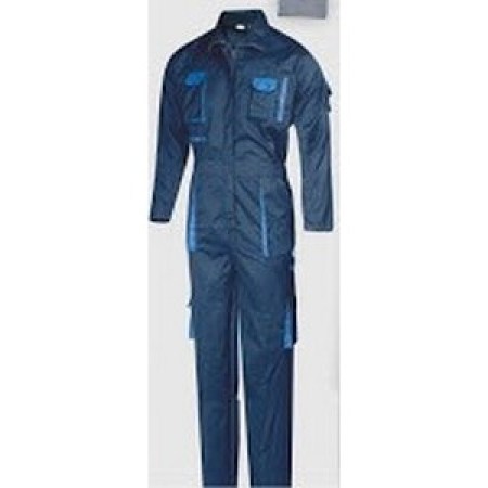 Ολόσωμη φόρμα εργασίας KA-527 Σκούρο μπλε/Ανοιχτό μπλε